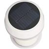 Akozon Ventilatore di Scarico da Tetto per Camper, Silenzioso, Ad Energia Solare, per Camper, Roulotte,[Nero]