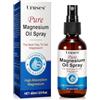 CCKULOOB Olio di magnesio spray, olio di magnesio spray, olio di magnesio spray 100% naturale ultra puro per i piedi, supporta il rilassamento muscolare e crampi alle gambe, olio di magnesio liquido concentrat