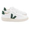 Veja Scarpe V-12 Leather Uomo White/Cyprus