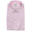 Hartford Camicia Paul Striped Uomo Pink/White