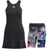 Adidas Vestito US Ser Y Donna Black/Pink