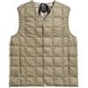 Taion Gilet Crew Neck Button Kakhi