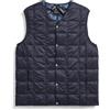 Taion Gilet V-Neck Button Down Navy