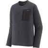 Patagonia Maglia R1 Air Crew Uomo Smolder Blue