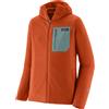 Patagonia Maglia R1 Air Full-Zip Hoody Uomo Coal Orange