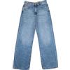 Roy Rogers Pantaloni Super Wide Donna Ocean Denim