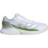Adidas Scarpe da Padel Courtquick Donna Cloud White/Silver Metallic/Lucid Lemon