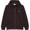 Lacoste Maglia Classic Fit Hoody Zip Uomo Brown