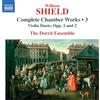 NAXOS William Shield: Complete Chamber Works, Vol. 3 - Violin Duets, Opp. 1 and 2