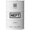 NEFT Vodka White Barrel 70 cl - Vodka ultra premium dall'Austria - 40 % Vol. | Acqua di sorgente alpina e segale | Gusto morbido e puro | Design infrangibile | Perfetto liscio o in cocktail