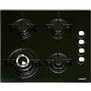 CATA Piano cottura a gas in cristallo CATA CCI 6031 BK. Design elegante 4 bruciatori a gas Alte prestazioni. Accensione automatica. Versatilità Potenza 59 cm 8 kW.