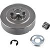 Cancanle Tamburo Frizione 3/8 a 6 Denti Rondella Pignone Clip per Stihl 017 018 021 023 025 MS170 MS180 MS210 MS230 MS250 Motoseghe a Benzina