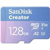 SanDisk Creator 128 GB MicroSDXC UHS-I Classe 10 SDSQXAA-128G-GN6MS