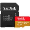 SanDisk Extreme PLUS 256 GB MicroSDXC Classe 10 SDSQXBD-256G-GN6MA