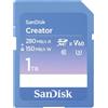 SanDisk Creator 1 TB SDXC UHS-II Classe 10 SDSDXEP-1T00-GNCIS
