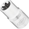 ViGOR V2734N Bussola Torx, larghezza chiave E16, attacco quadro da 1/2 pollice (12,5 mm), profilo E, lunghezza 38 mm, utensile per lavori di precisione'.
