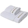 BORBONESE FINE OP SET ASCIUGAMANI 1+1 BORBONESE BIANCO
