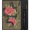Moleskine Cofanetto da Collezione Anno Del Serpente, con Taccuino Large A Righe, Penna A Sfera Kaweco Nera, Adesivi e Buste Portafortuna in Scatola Riutilizzabile, Collezione Anno del Serpente