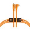 Tether Tools TetherPro Optima 10Gbps Gen 2 USB-C, 15' (4,6 m), diritto a destra, alta visibilità arancione