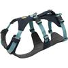 RUFFWEAR Pettorina per Cani Flagline, Pettorina per Cani a Forma di Y Riflettente Extra Large con Maniglia, Pettorina per Cani da Passeggio e da Corsa Imbottita, X-Small, Basalt Gray
