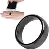 GOWENIC Anello Intelligente NFC, Anello da Dito NFC in Ceramica Impermeabile, Tecnologia di Rilevamento a Tutto Tondo, Anello Intelligente Indossabile per Controllo Accessi, Pagamento