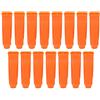 RiToEasysports Fischietti di Sopravvivenza, Confezione da 15 Portatile e Resistente, Salvataggio di Emergenza in plastica Arancione per emergenze, Sport Acquatici, Escursioni, Trekking, attività Outdoor