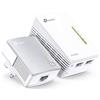 TP-Link [Vecchio Modello] TP-LINK tl-pa4020p Kit v1.20 AV600 a due porte adattatore Powerline con AC di passaggio Starter Kit/Range Extender Estensione/Wi-Fi/Wi-Fi Booster/Hotspot, spina UK, confezione da 2