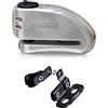 ARTAGO 32S5 Pack Antifurto Bloccadisco con Allarme 120db Alta Sicurezza + Supporto per Ducati Monster Diavel, Omologato Sra
