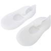 ZJchao Calze in Silicone, Calze Idratanti in Silicone, Rivestimento Del Piede Per Prevenire La Secchezza Del Tallone Possono Essere Utilizzati Per La Camminata Quotidiana E La Cura Dei Piedi(Bianco)