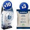 Caffè Borbone 10 kg Caffè Borbone Vending BLU + 3 kit eco da 50 (zucchero, bicchieri, palette)
