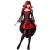 W WIDMANN MILANO Party Fashion - Costume da vampiro, abito, succhiasangue, Halloween