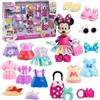Just Play Bambola articolata della collezione Fabulous Fashion di Disney Junior e accessori, 22 pezzi, giocattoli per bambini dai 3 anni