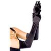 LEG AVENUE Guanti Sexy Extra Long Satin Nero