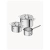 ZWILLING Batteria di pentole in acciaio inossidabile TrueFlow, set da 3 -
