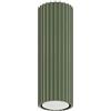 Sollux Lighting Lampada Da Soffitto Faretto Da Soffitto In Alluminio 1 Paralume 6,5 x 6,5 x 20 cm Karbon Verde Oliva