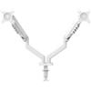 Nilox Supporto monitor Nilox NXDMA02W per monitor doppio 15-32" max 9kg Bianco [NXDMA02W]
