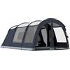 Outsunny Tenda Campeggio a Tunnel per 2-4 Persone Alta 210cm con 2 Stanze, Impermeabile 3000mm per Trekking, Blu navy | Aosom Italy