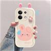 hdqICase Custodia Cartone Animato 3D Compatibile con Xiaomi Redmi Note 13 5G Cover Silicone Antiurto Alla Moda