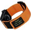 HUAFIY Compatibile con Apple Watch Bracciale 42mm44mm45mm49mm Design per iWatch Bracciale Serie 8/7/6/5/4/3/2/ SE, Ultra (42mm44mm45mm49mm(XL:7.5 '' - 10.5 ''), arancione.)