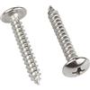 ORANXIN M5 x 12mm 20 Pcs Testa rotonda Viti per legno 304 Acciaio inossidabile Croce Fungo Testa Coda a punta Viti autofilettanti