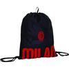 Seven Milan Sakky Bag, Nero, Zainetto Con Facile Chiusura Con Coulisse, Sacca Sportiva, Scuola, Palestra e Tempo Libero, Bambini e Ragazzi