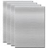 GERAWOO Rete Metallica Maglia Piccola da 300 x210 mm, 4 Pezzi Rete Acciaio Rigida di Alluminio-Magnesio, Rete Maglia Fine per Insetti Roditori Filtro Cucina Bagno Prevenire Topi