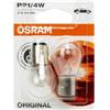 OSRAM Original 12V P21/4W lampada ausiliaria alogena 7225-02B in Blister doppio