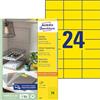 Avery Zweckform Avery 3451 Etichetta Laser/Inchiostro 70X37, Giallo