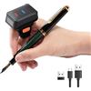 Tera Pro Series Mini CMOS Ring Scanner 1D 2D QR Barcode Scanner Wireless Bluetooth & Wireless 2.4G & USB 2.0 Portable, HW0010