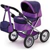 Bayer Design 13012AA - Passeggino per bambole Trendy, Porpora con Fata