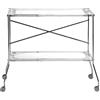 Kartell 4465/B4 Flip Carrello, Cristallo