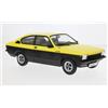 MODELCARGROUP MCG18598 OPEL KADETT C COUPE GT/E 1975 YELLOW/BLACK 1:18 Modellino