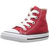 Converse Chuck Taylor All Star Core Hi, Sneaker Unisex Ragazzi, Rosso, 19