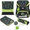 Herlitz Zaino per la scuola UltraLight XL Plus Jungle Explorer, 22 l, nero/verde, 39 x 32 x 23 cm, 22 l